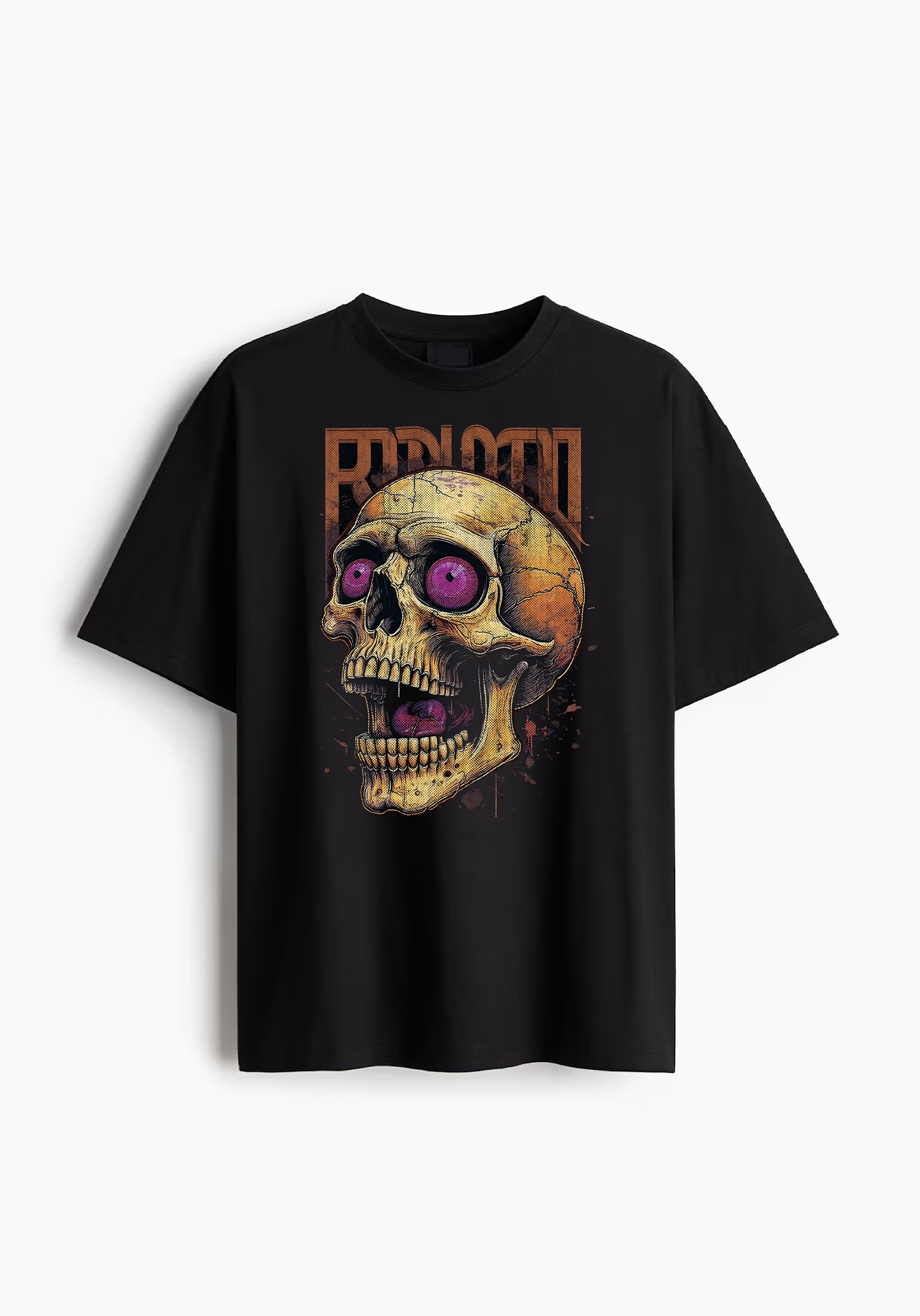 Blood Skull T-Shirt – Vivid Horror Skull Graphic