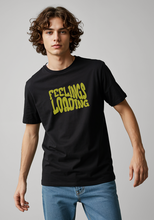 Feelings Loading T-Shirt – Bold Psychedelic Font