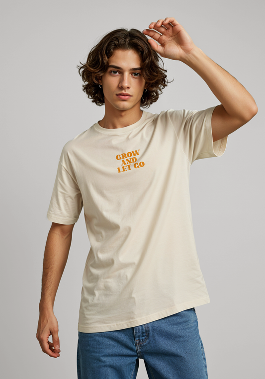Botanical Back Print T-Shirt – Inspirational Graphic Tee for Men