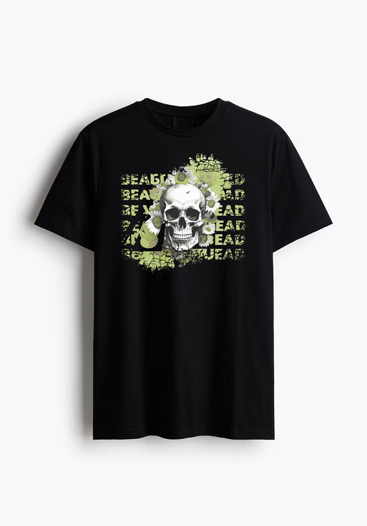 Be Aware Skull T-Shirt – Urban Grunge Skull Graphic